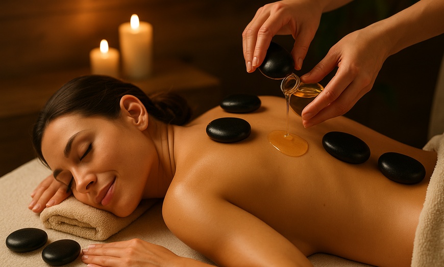 Image 2:  60 or 90-Minute Swedish Massage with Hot Stone or Aromatherapy