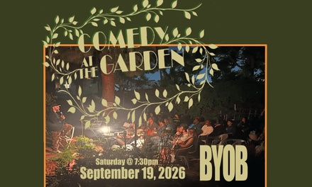One Ticket - General Admission - September 19 at 7:30 PM - The People's Garden - Brooklyn