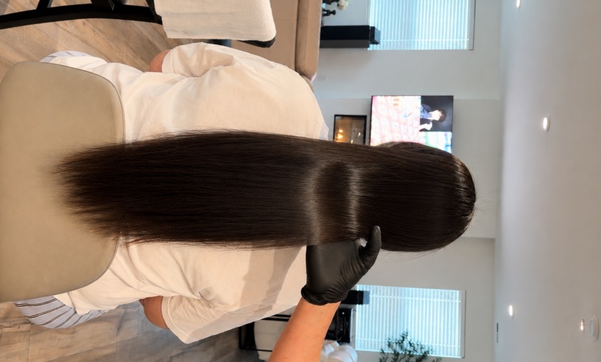Image 4: Smooth, Frizz-Free Hair with Keratin or Organic Smoothing Treatment