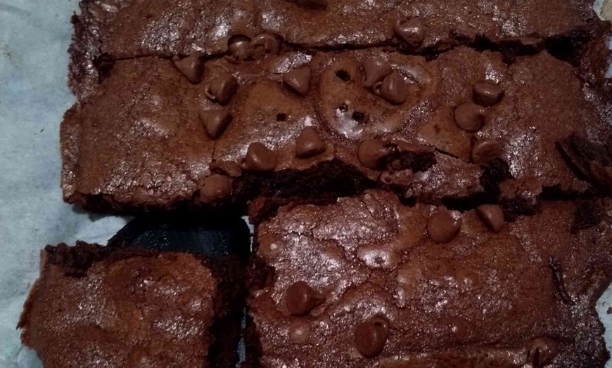 Image 4: Enjoy Rich Fudge Brownies or Fudge Brownies with Walnuts