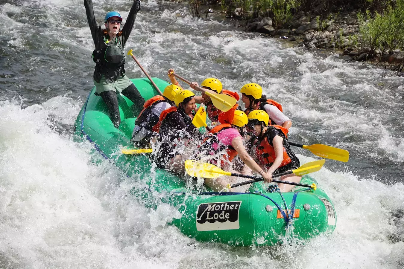 Lower Gorge Rafting Trips with Scenic River Views in California
