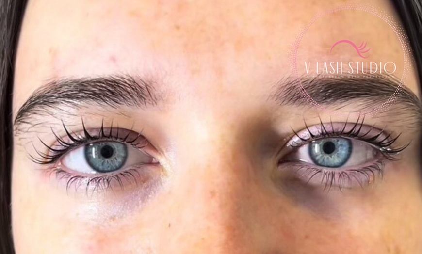 Image 1: Up to 60% Off on Eyelash Tinting at V Lash Studio