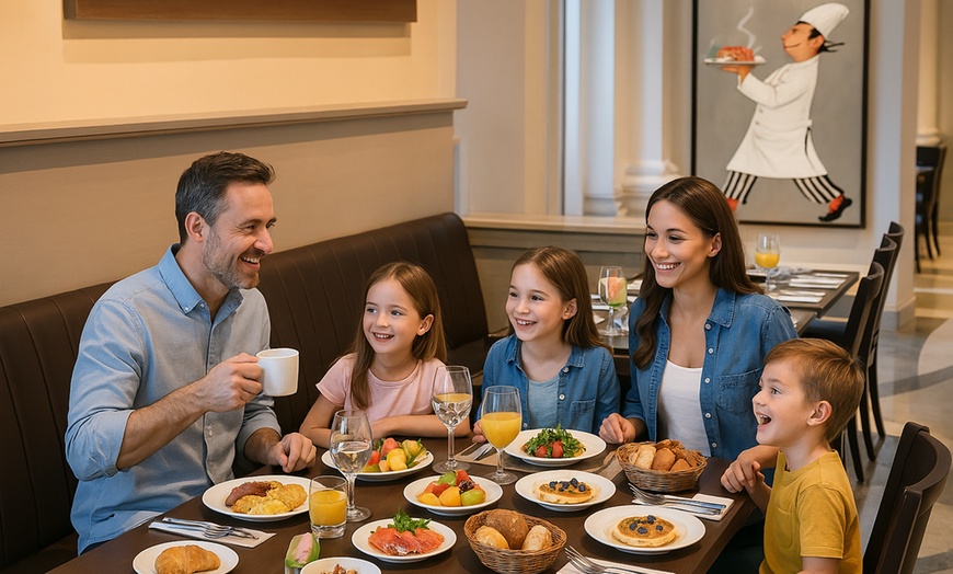 Image 1: 5* Saturday brunch with Soft or House Beverages for 1, 2, or 4 Adults