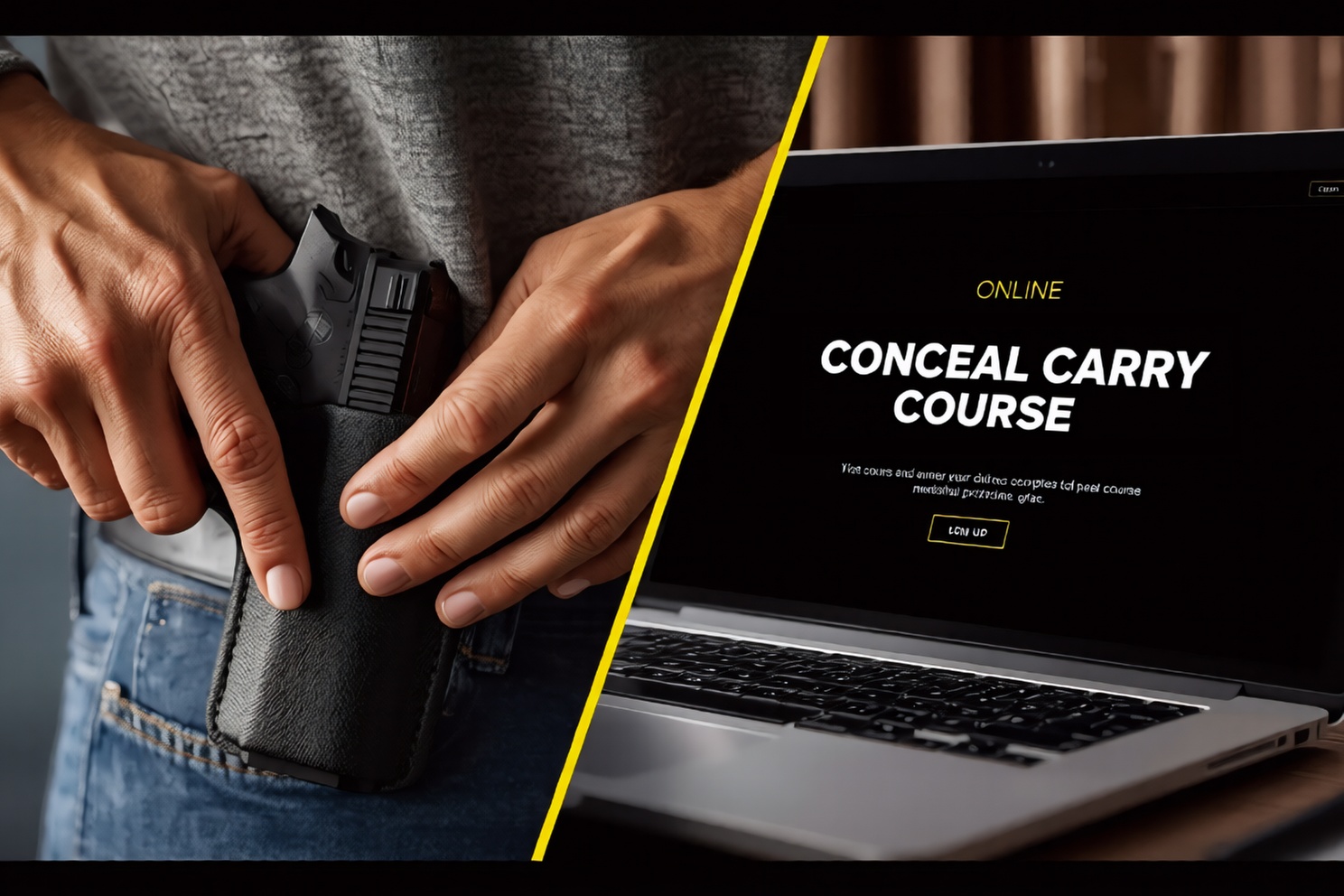 Online concealed-carry course for one or two, learn at your pace