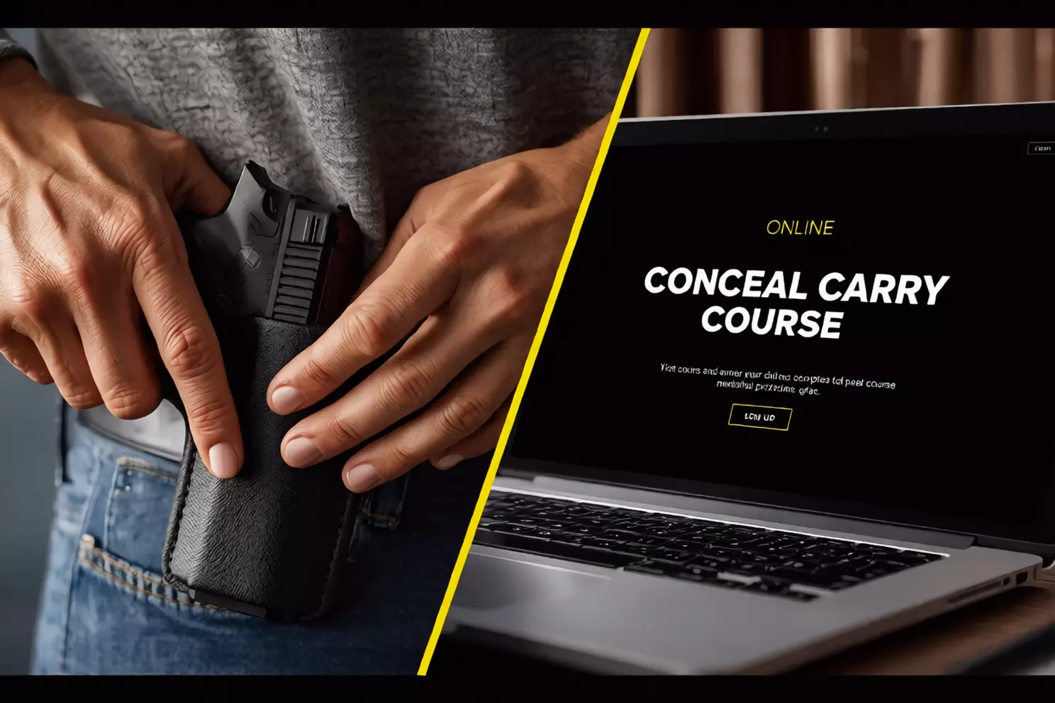 Online concealed-carry course for one or two, learn at your pace