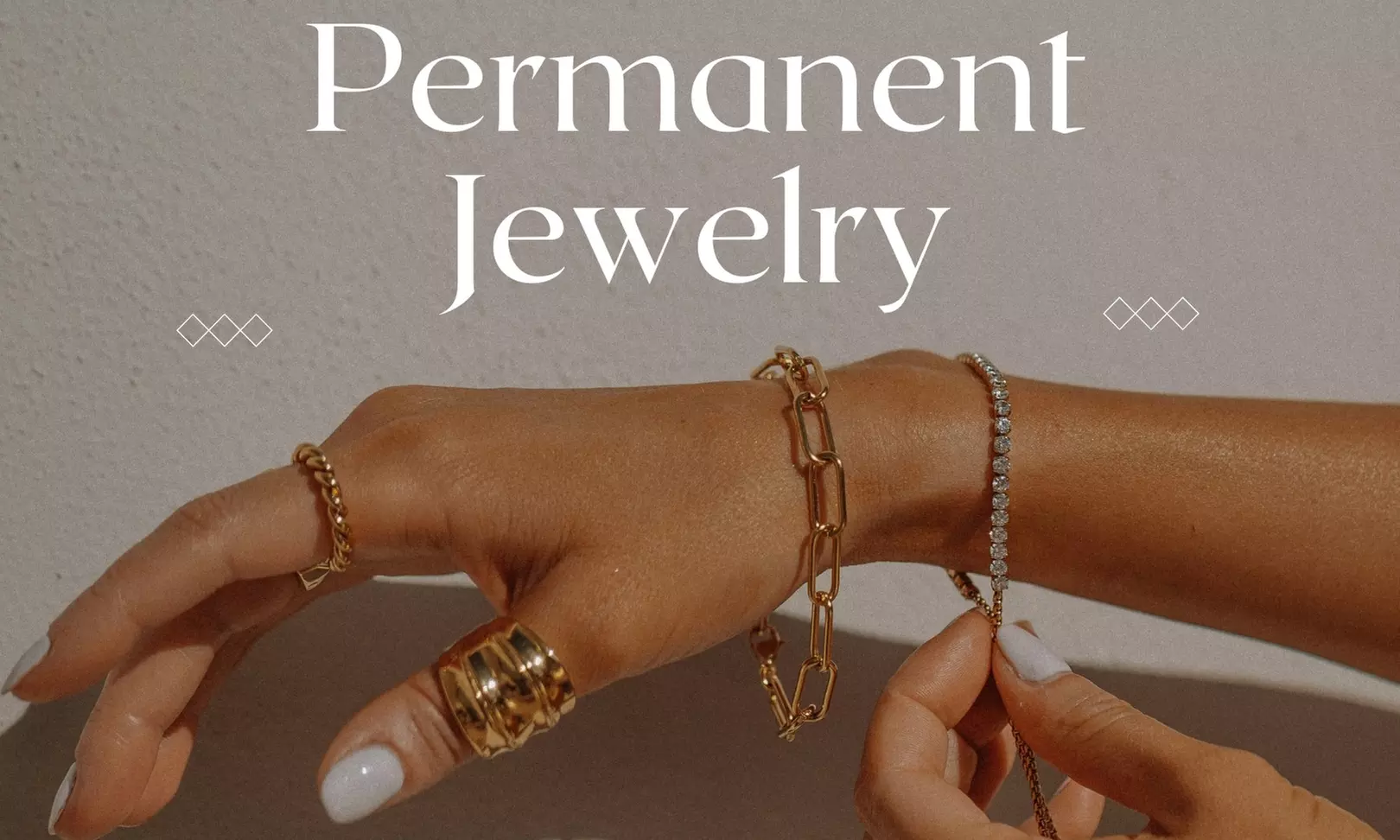 Permanent Jewellery Service or Permanent Jewellery (Bridal Package)