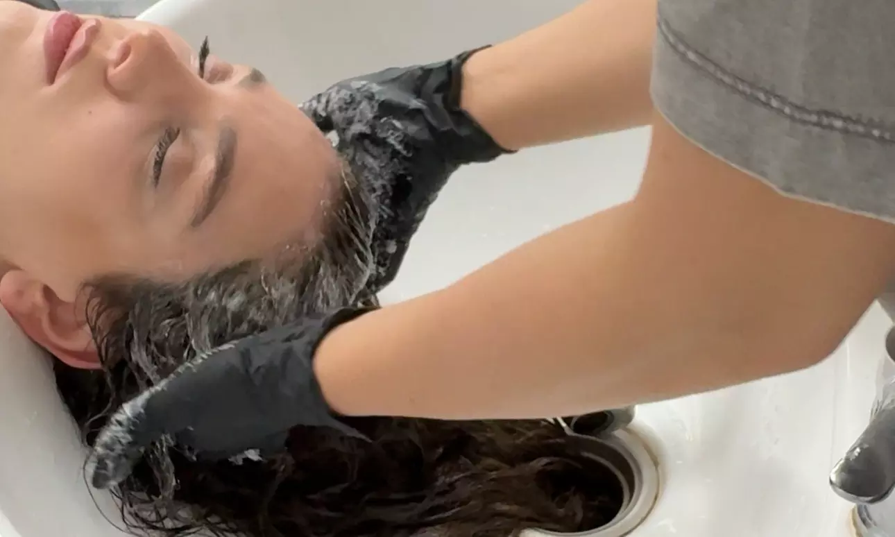 Women's scalp treatment at Paris Beauty Salon includes scrub, oils, massage, up to  37%  - Primary Image