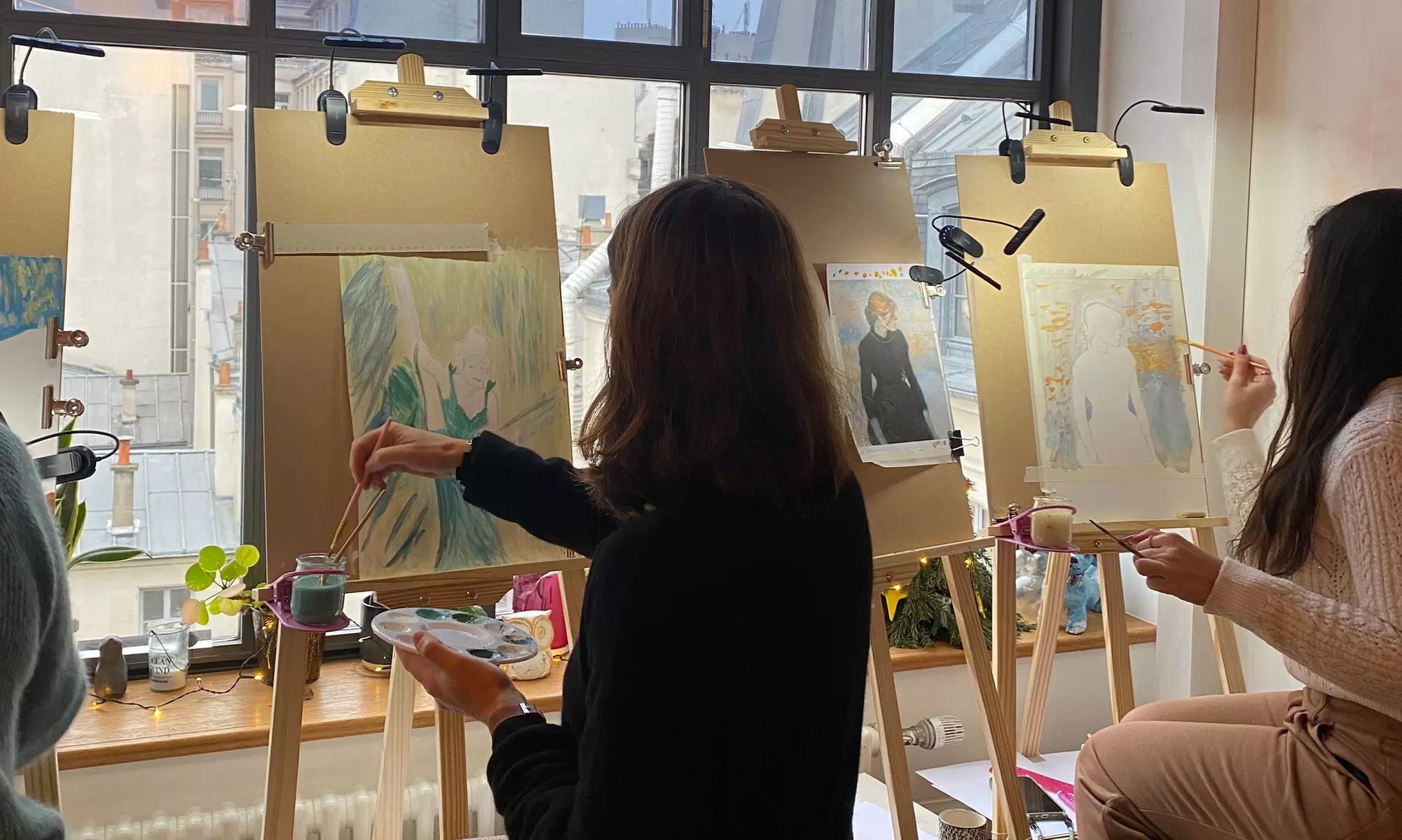 Cours de dessin et peinture de 2 heures à l'atelier CADET