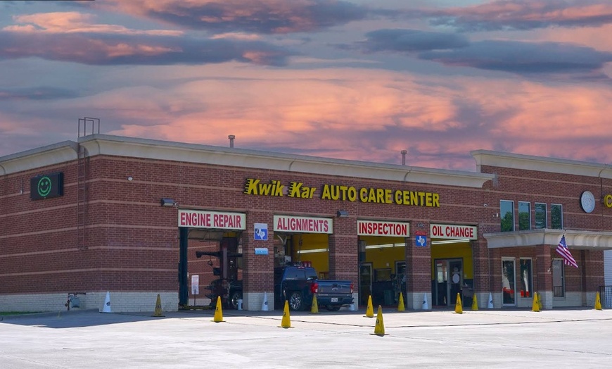 Image 1: Semi or Full Synthetic Oil Change with Filter Replacement at Kwik Kar