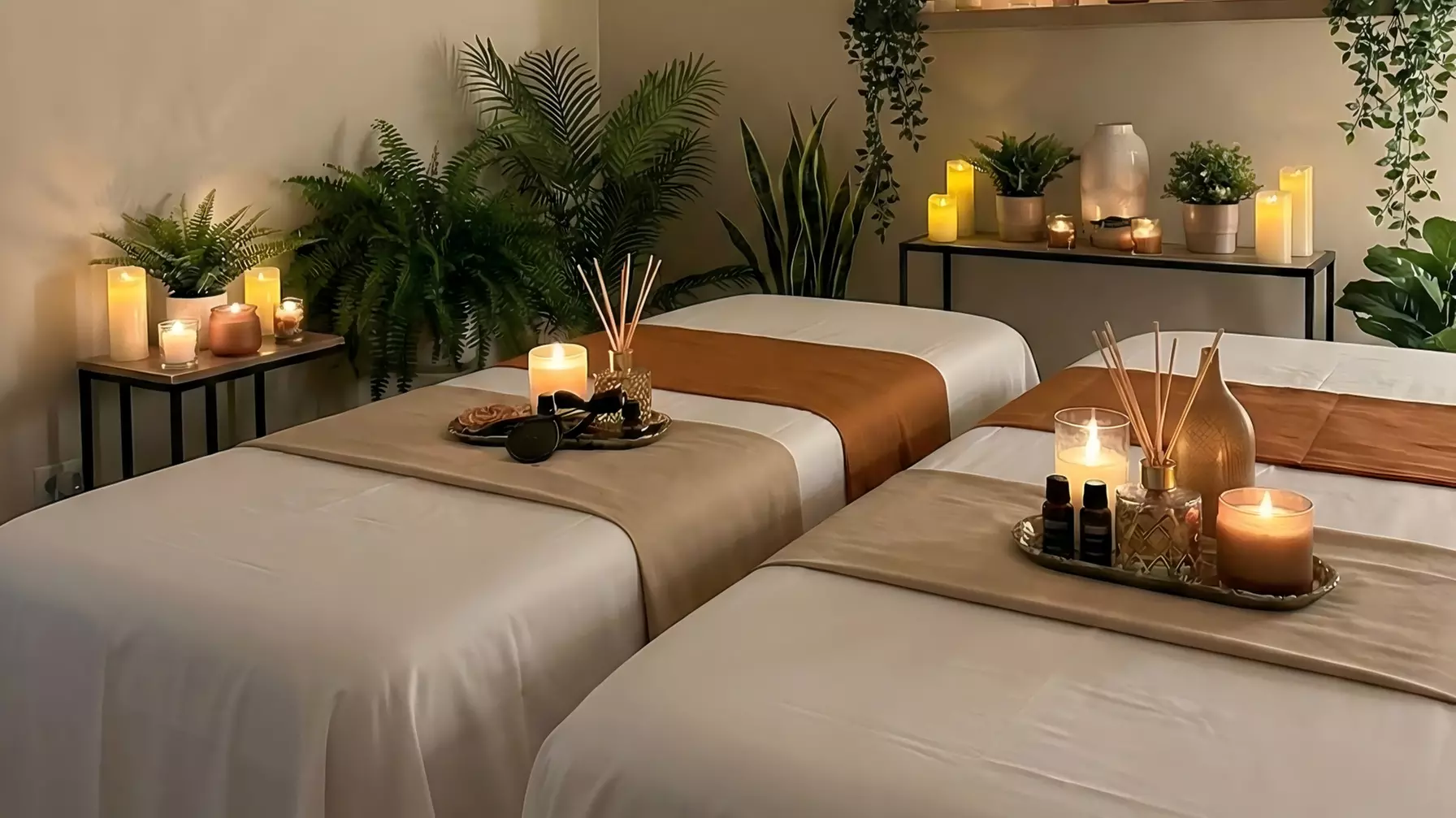 Signature Massages with Hot Stones & Aromatherapy at H and T SPA