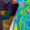 Image 2: Guided Fluid Art Experience: Create a Unique Canvas Masterpiece
