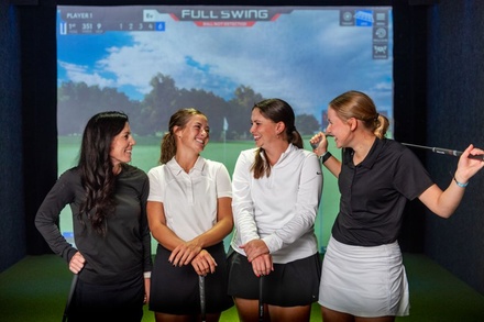 1 Hour Indoor Golf Simulator for up to 4 People (7:00AM - 11:00PM) - The Back Nine Golf Katy, TX	