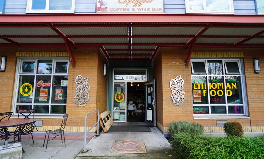 Image 2: A Shareable Vegan, Gluten Free Sampler Plater with Tea Pot
