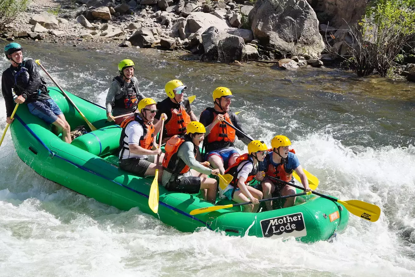 Lower Gorge Rafting Trips with Scenic River Views in California