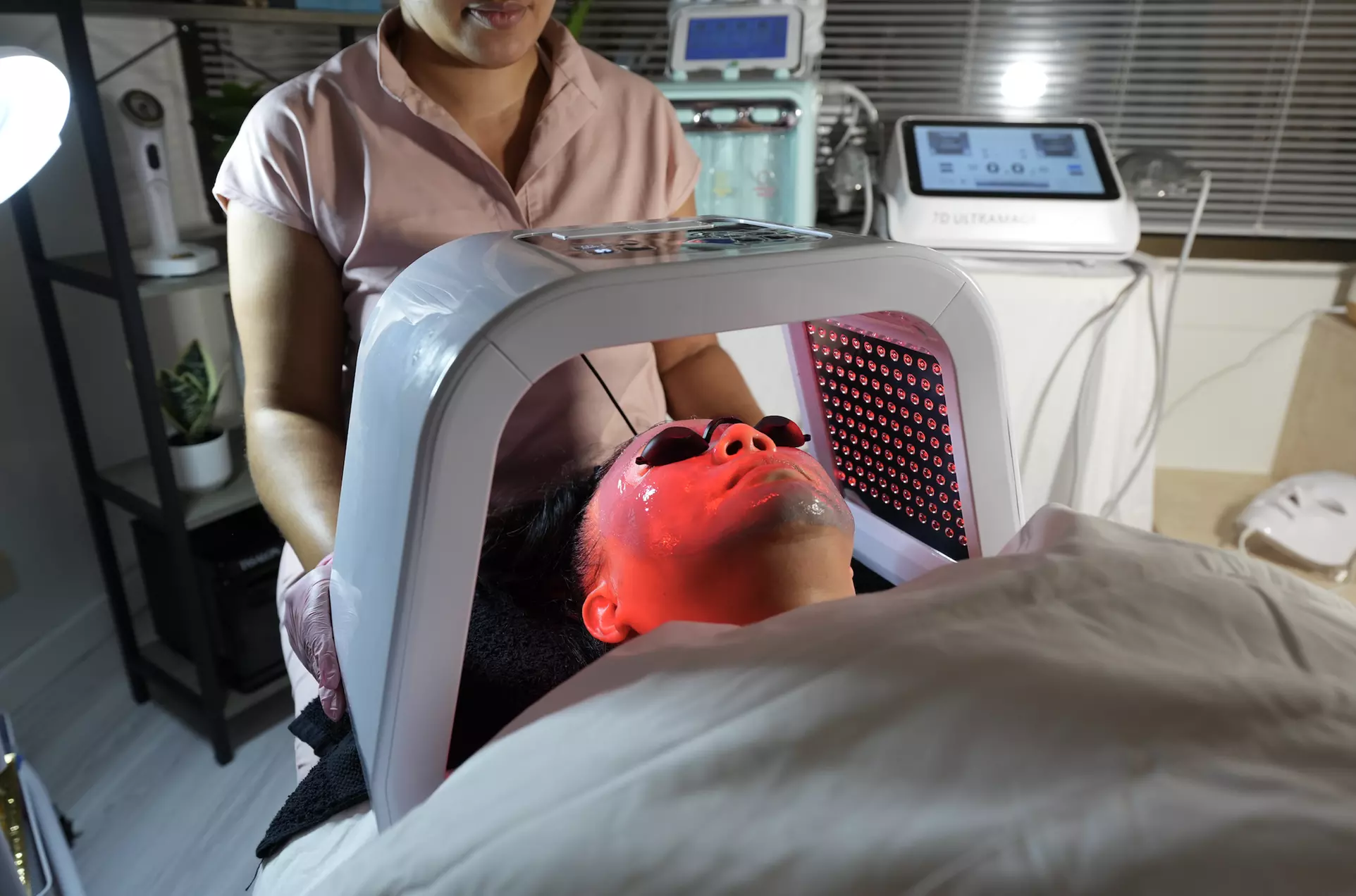 Radiance Redefined: Premium LED Light Therapy & Facial Experience