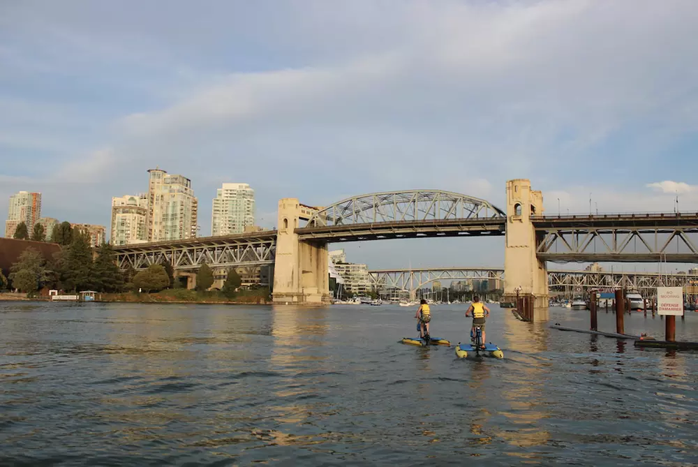 Enjoy 90-Minute Sunset Ride on Waterbike at BC Water Bikes