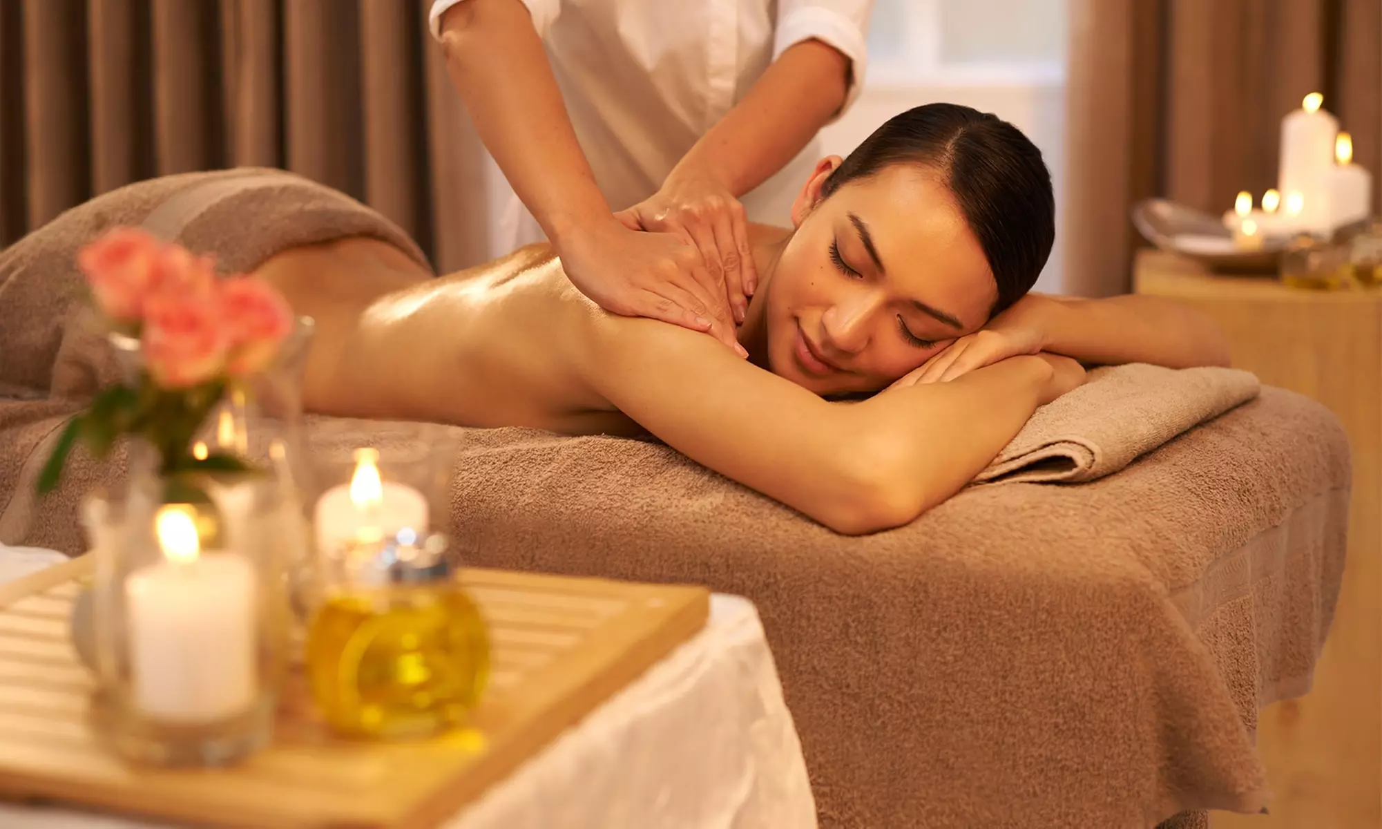 Massage au chocolat ou personnalisé avec soin du visage en option