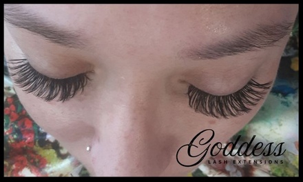 Full Set of Classic Eyelash Extensions - 1 Session - Goddess Lash Extension