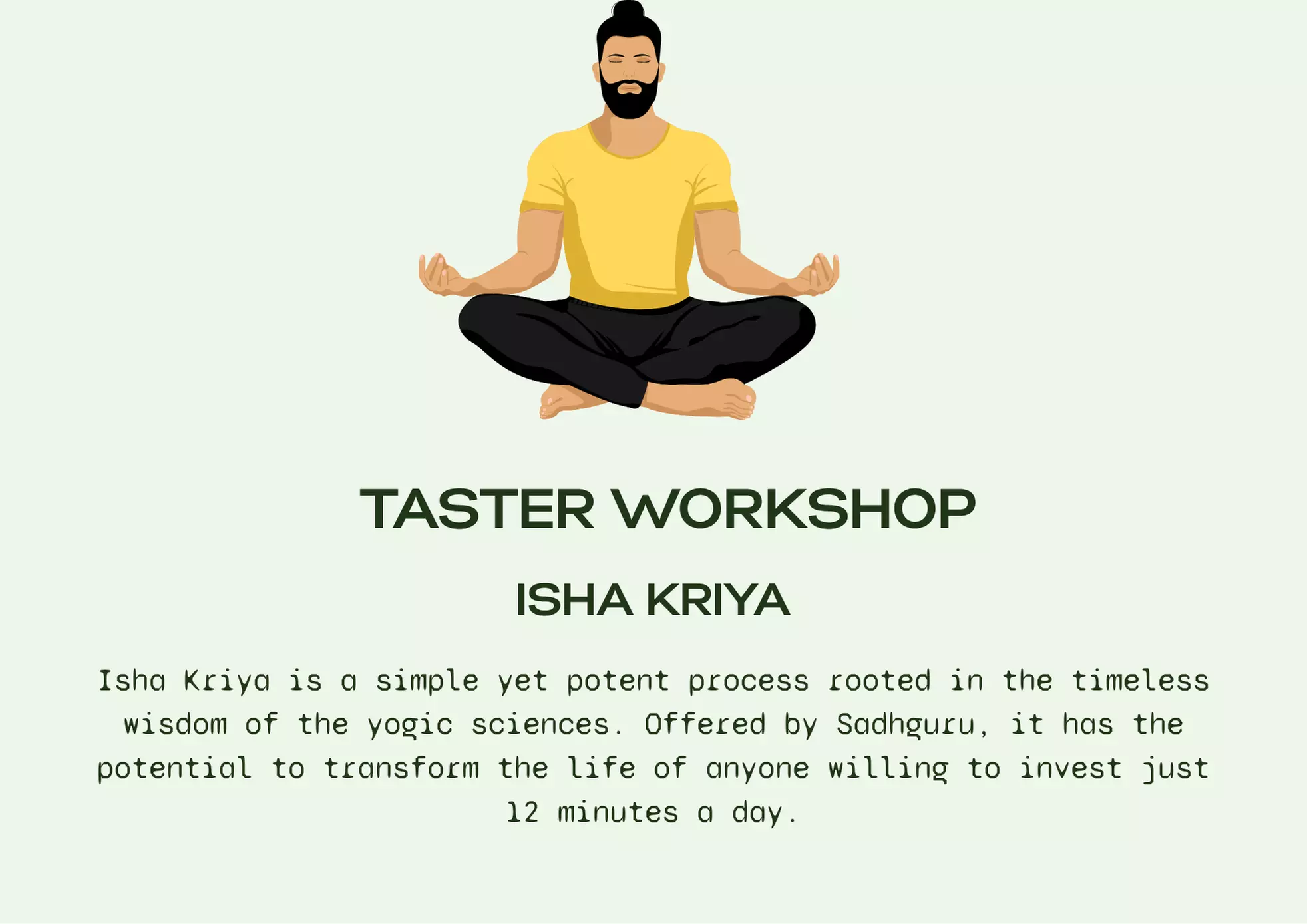Discover the Flow – Join Any Taster Yoga Workshop (In-Person)