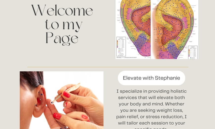 Image 1: Achieve Your Goals with Ear Seeding at Elevate With Stephanie