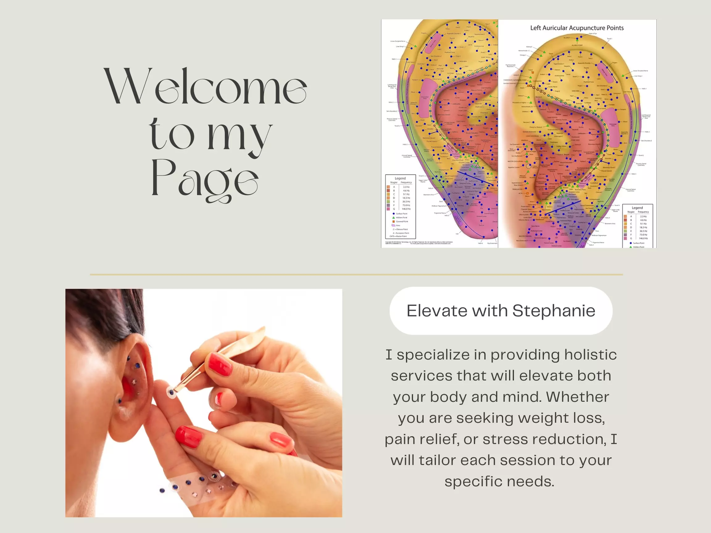 Achieve Your Goals with One or Three Ear Seeding Sessions at Elevate With Stephanie - Up to 56% Off - Primary Image