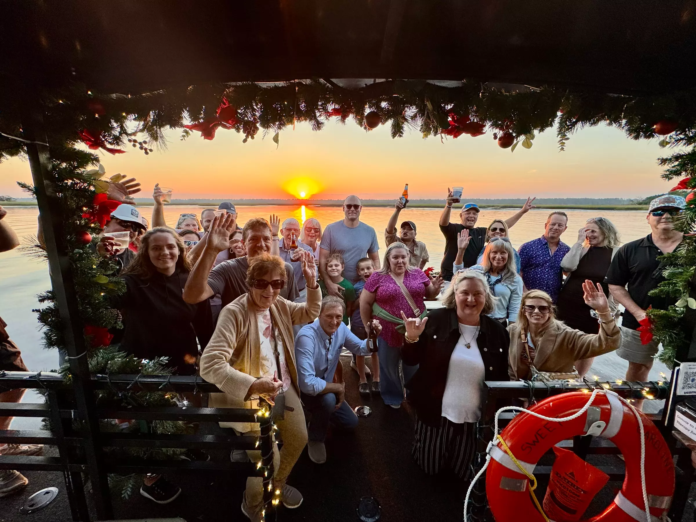 Enjoy Sunset Dinner, Nights of Lights, or New Years Eve Cruises