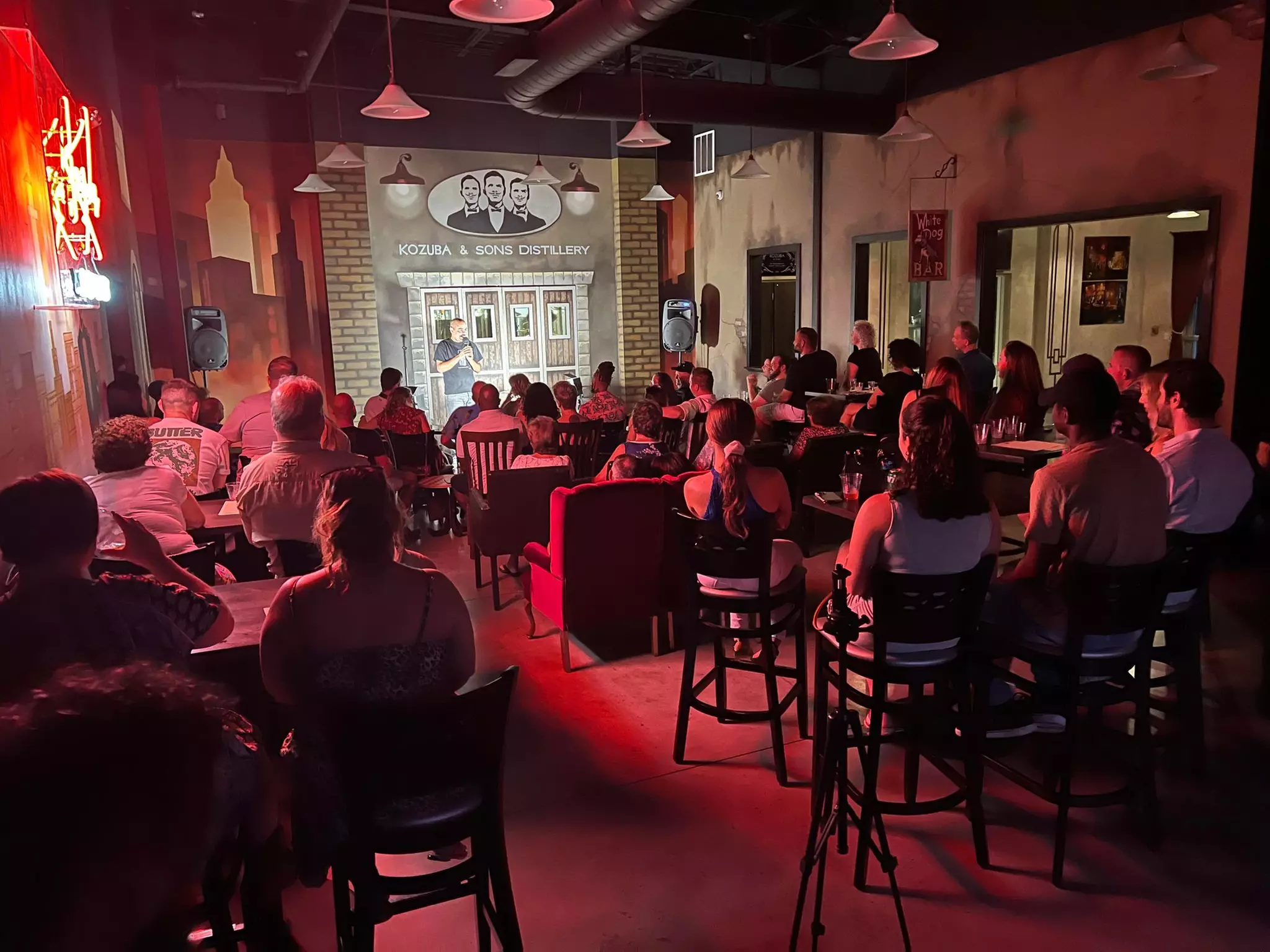 the WINERY COMEDY TOUR at WINDCHASER MEADERY on Select Friday Nights!