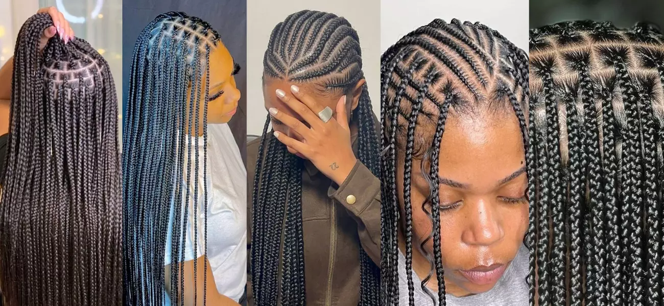 Get Stunning Ladies Box Braids / Knotless Braids or Fulani Braids