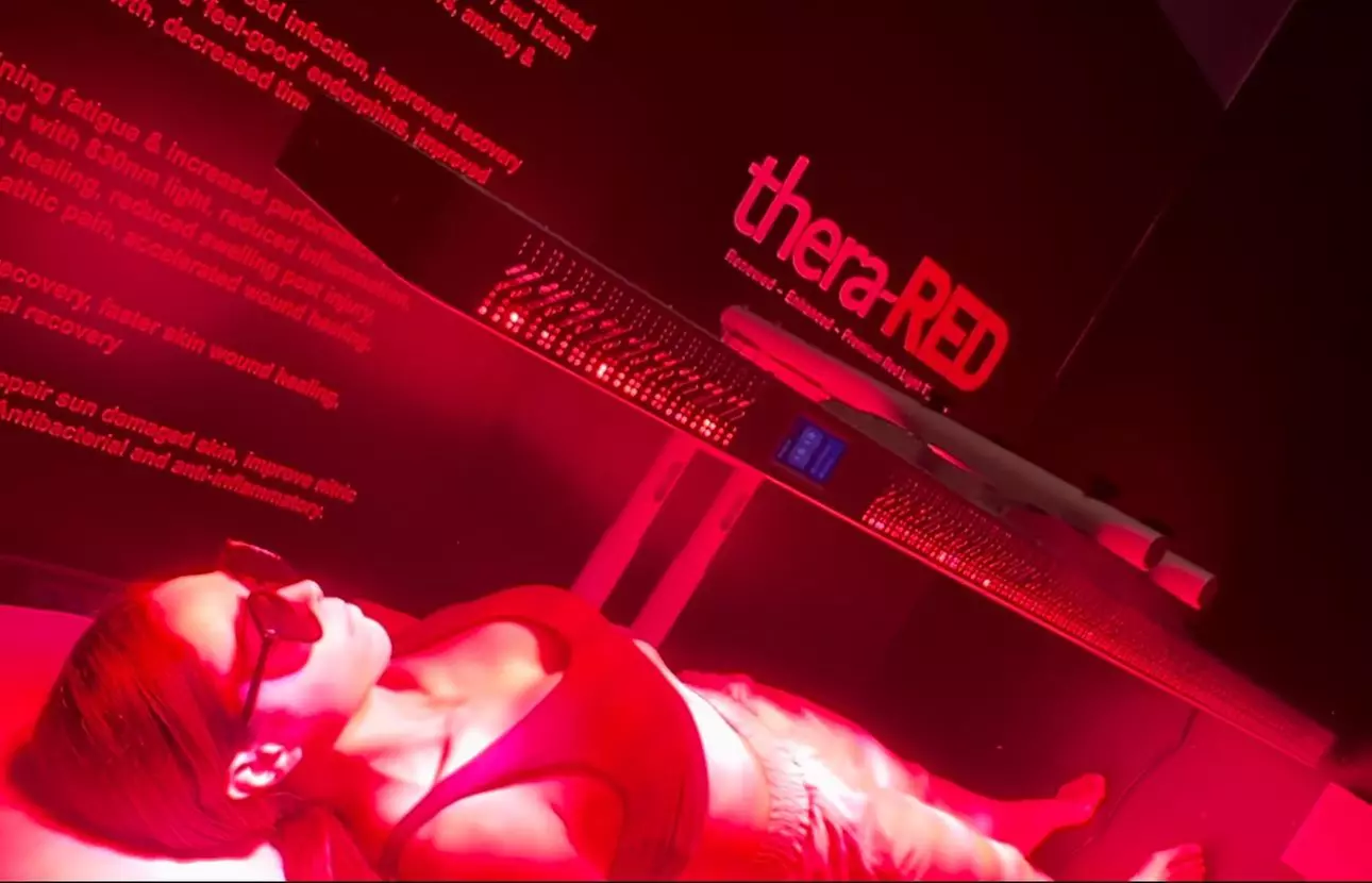 Full Body Red Light Therapy Session with combined PEMF Therapy