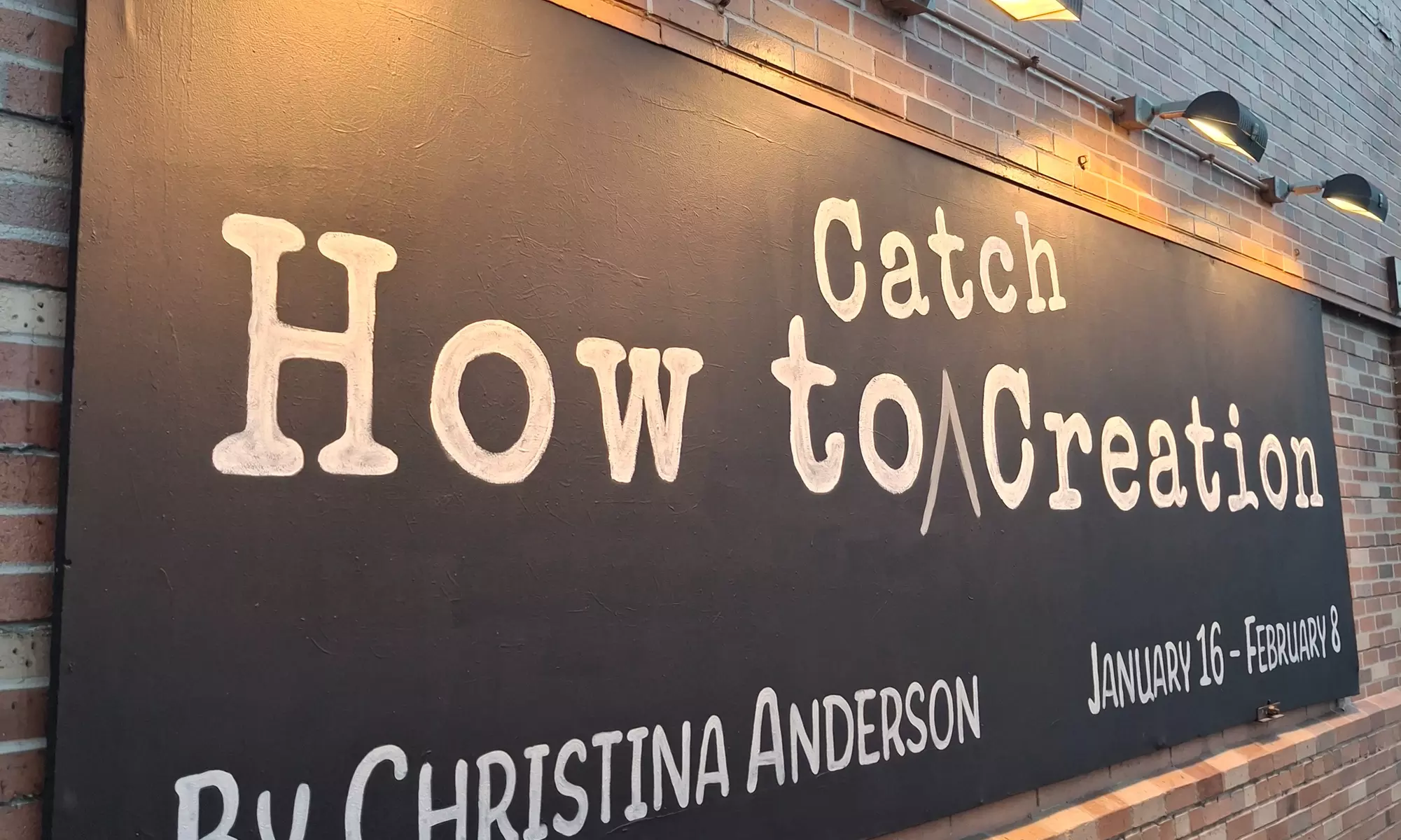 How to Catch Creation on January 23 at 7:30 PM