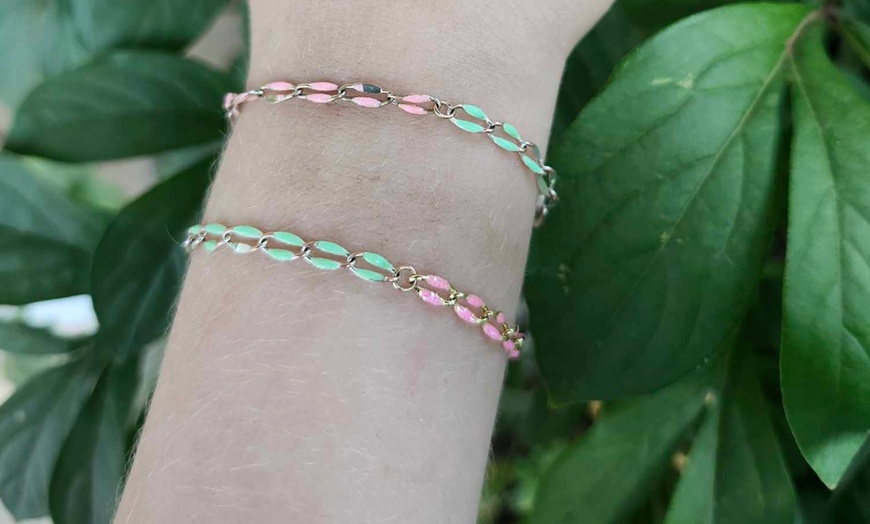 Image 8: Austrian Crystal Tooth Gems, Crystal Butterfly, Silver Bracelet & More