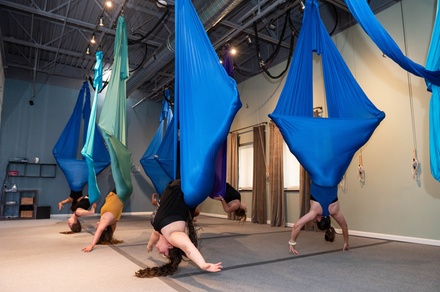 3-Class Experience: Pole + Aerial Hammock + Aerial Hoop at Rising Goddess Fitness - Rising Goddess Fitness - Westmont, IL