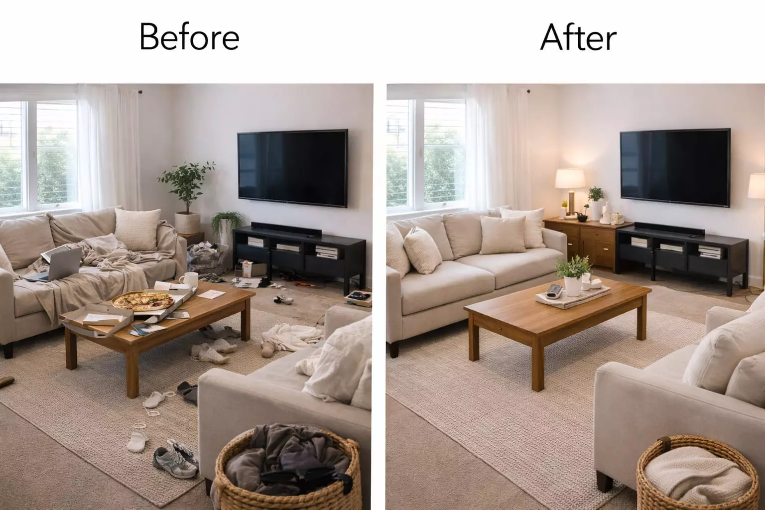 Eco-Luxury Home Refresh: 1–2 Bedrooms, 1 Session