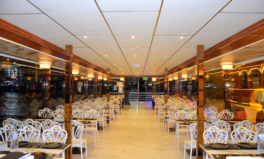 Image 9: 2-Hr VIP Marina Dhow Cruise with Dinner for 1, 2, 4 Adult, or 1 Child