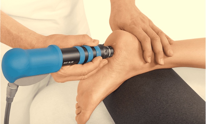 Image 1: Plantar Fasciitis treatment with One or Two Shockwave Therapy Session and Medical Foot Massage (Up to 75% Off)