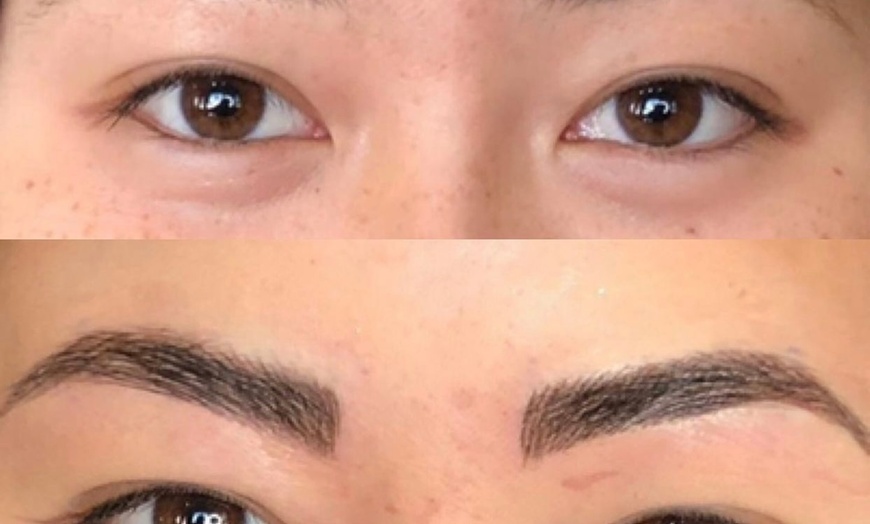 Image 3: Experience fuller brows with Naraz Beauty Gallery's microblading sessions, including a touch-up option, up to 50% off