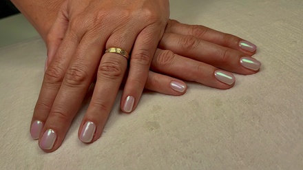 Séance de renfort sur ongle naturel