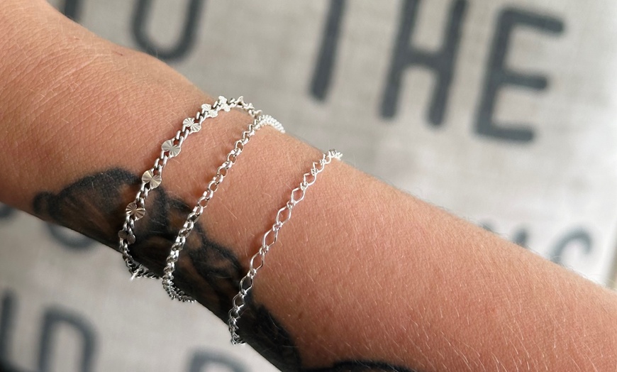 Image 9: Austrian Crystal Tooth Gems, Crystal Butterfly, Silver Bracelet & More