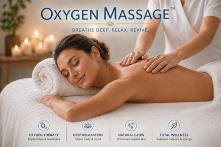 60-Minute Deep Tissue Oxygen Massage™ & CRYOTherapy with Hot Stones - Oxygen Massage And Cryo Therapy
