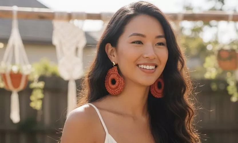 Build Your Own Customized Earrings with Metal & Crotchet Pieces