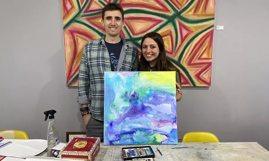Explore Art: One-Hour BYOB Paint Private Session  and Gallery Tour for 2 or 4 at Justin Winkel (Up to 47% Off) - Second Medium