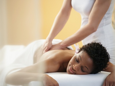 60 Minute Full Body Essential Oil Massage - Purple Flowering Vines Spa