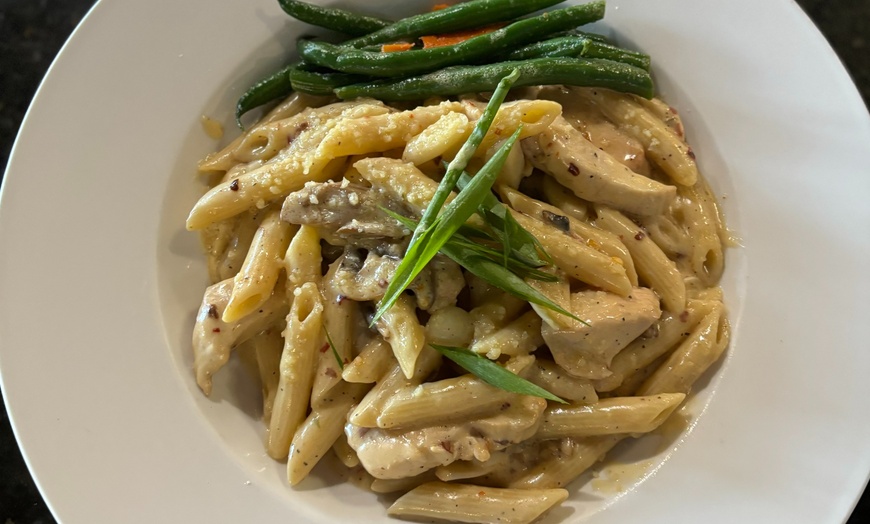 Image 2: Dive into Mediterranean Bliss: Savor Flavorful Feasts Together!