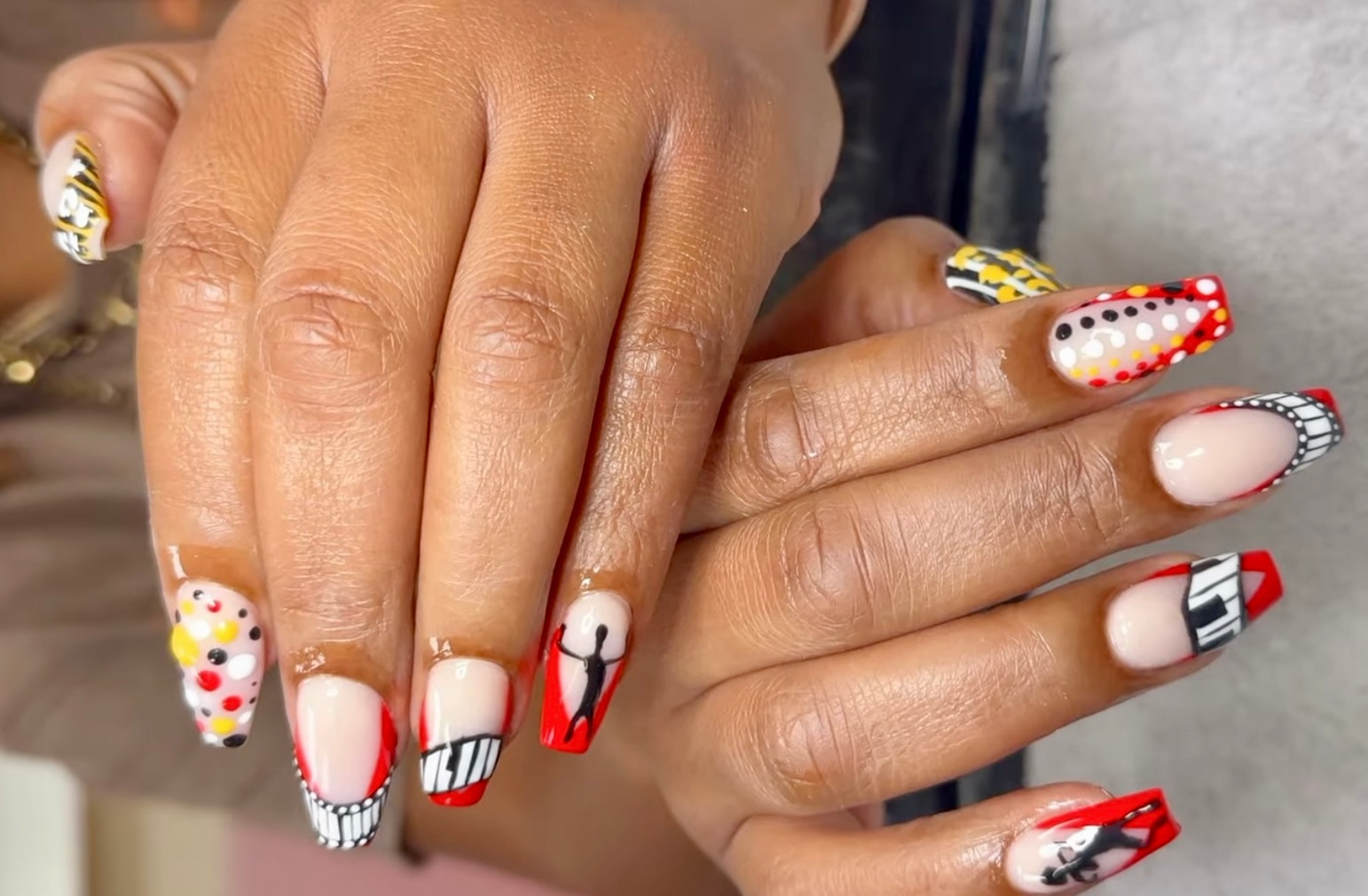 Up to 54% Off on Salon-Shellac/No-Chip Mani-Pedi at New Nails