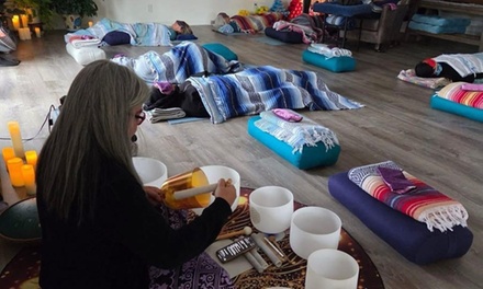 Five 60-Minute Sound Bath Meditation Sessions - Purple Light Reiki Healing & Coaching LLC