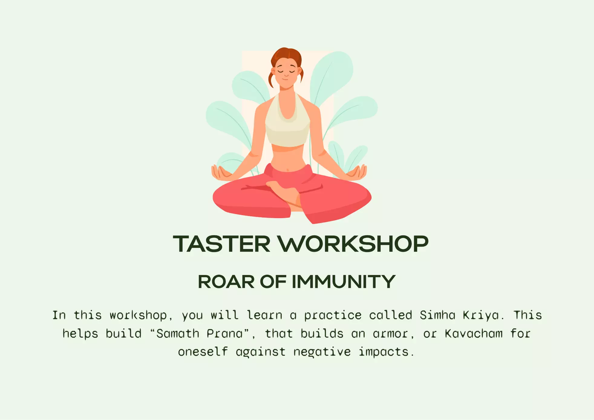 Discover the Flow – Join Any Taster Yoga Workshop (In-Person)