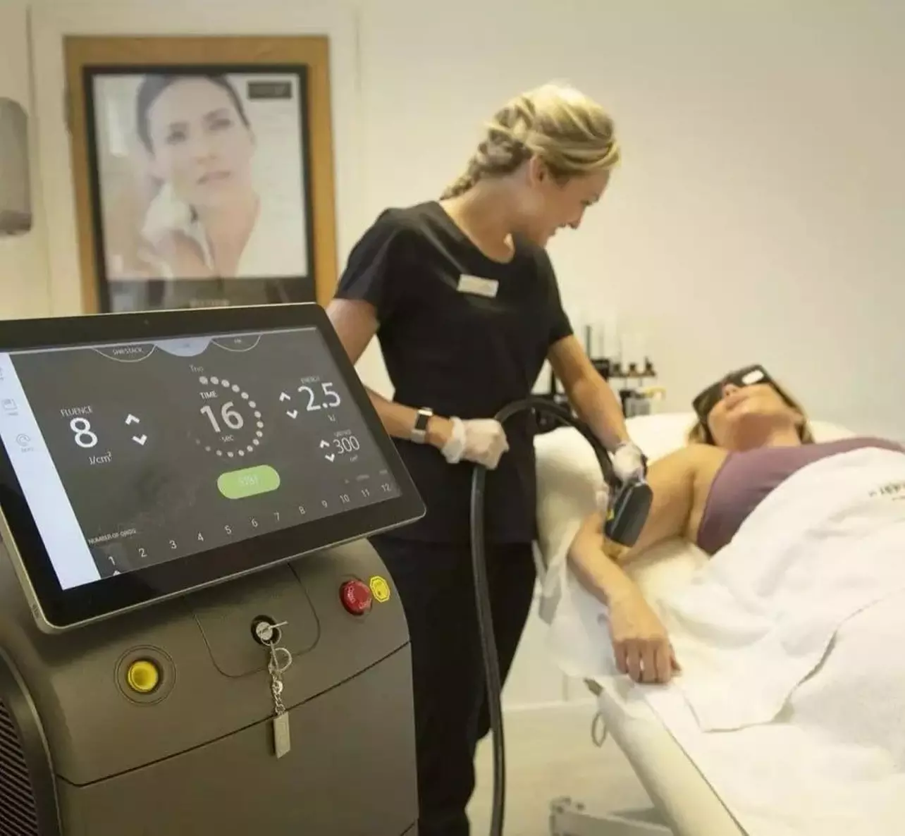 6 Soprano Laser Hair Removal Sessions on One Small, Medium, Large Area