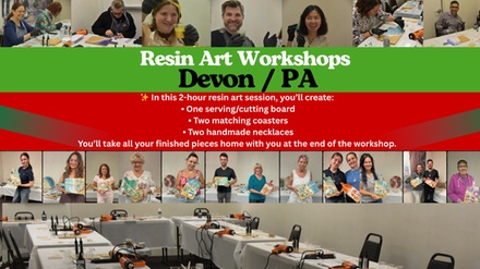 Resin Art Workshop for One Person - Kaya Art Studio