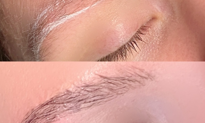 Image 1: Brow Lamination, Tint, Waxing, or Full Makeover with Aftercare Kit 