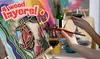 Paint, Sip & Make Layered 3D Wood Art in a Fun Environment for 2 or 4 People (Up To 55% Off)